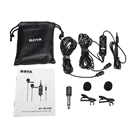 میکروفون Boya M1DM Double Microphone 3.5 Jack